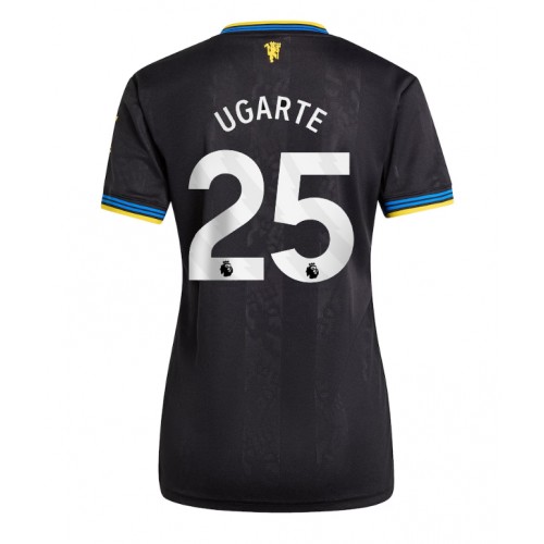 Stroje piłkarskie Manchester United Manuel Ugarte #25 Koszulka Trzeciej dla damskie 2025-26 Krótki Rękaw